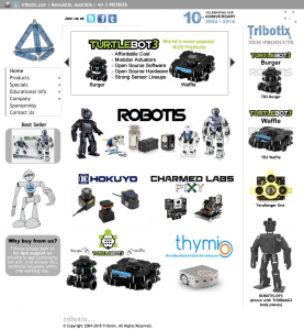 Tribotix's old html based web site