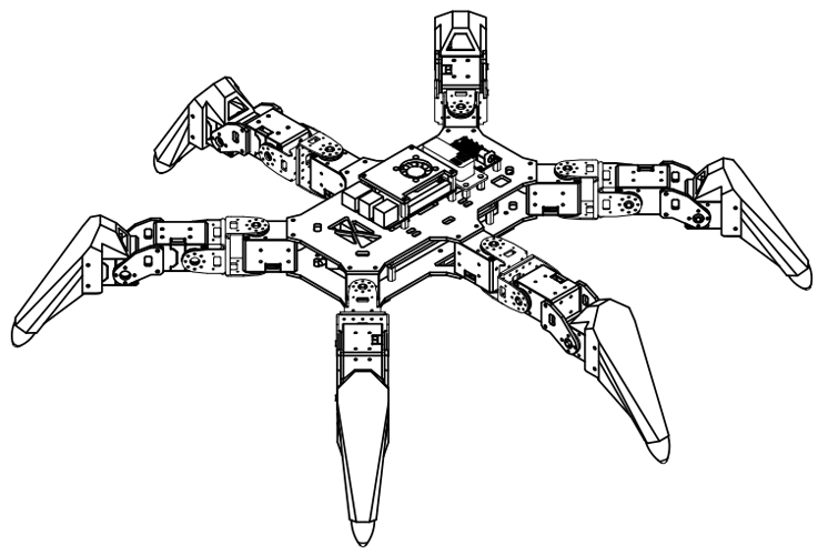 Phantomx ax metal hexapod mark store iii kit